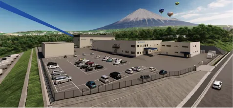 富士山工場 第2棟 完成イメージ(全景)